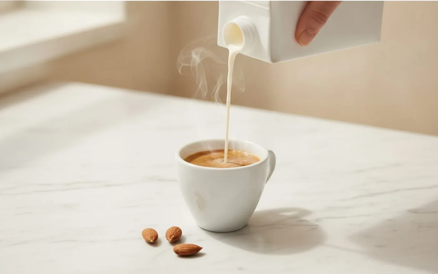 Vilgain Organic Almond milk carton