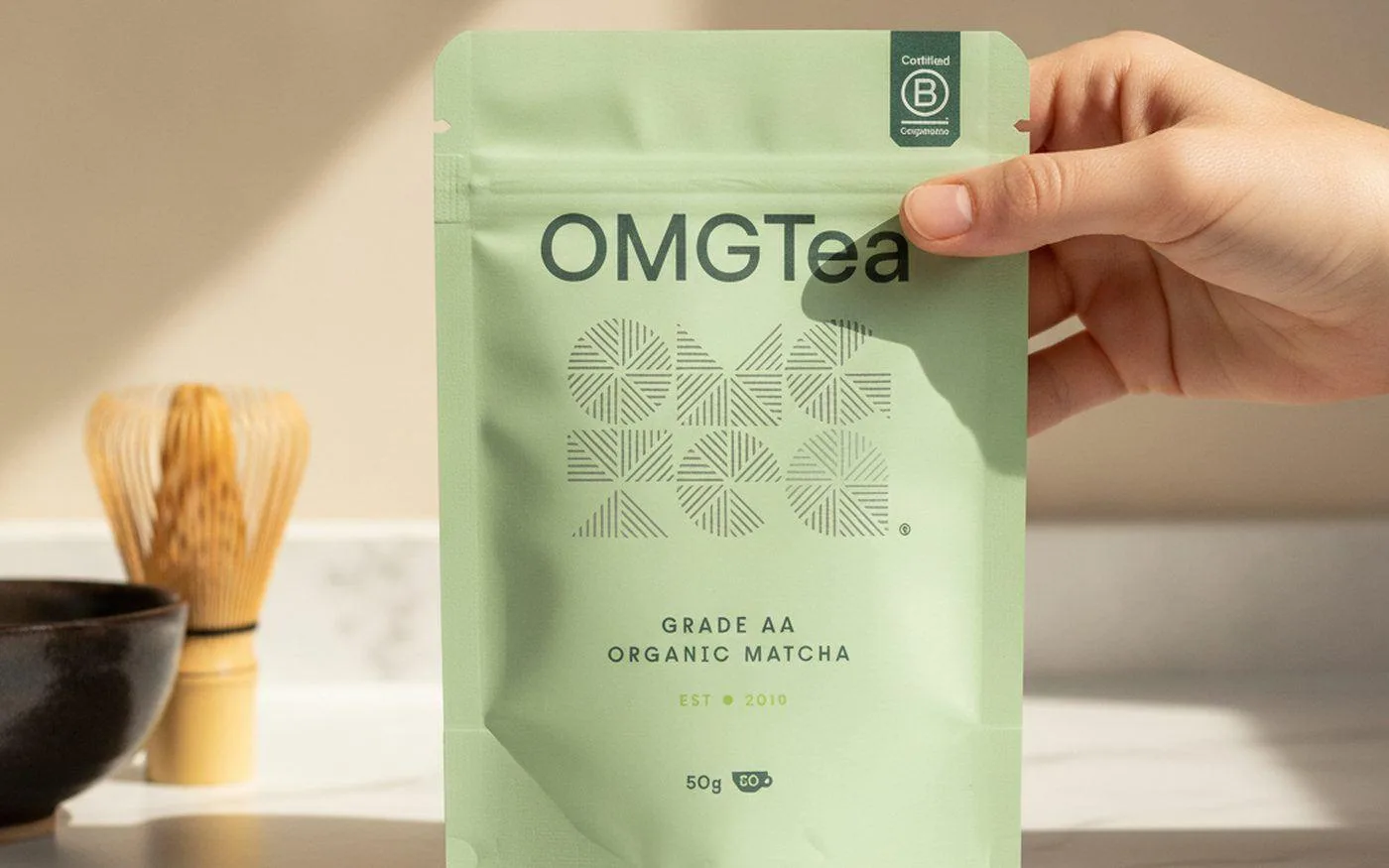 OMGTea AAA+ Grade Organic Matcha