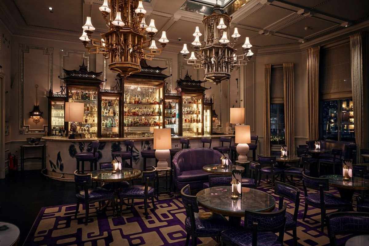 Artesian cocktail bar at The Langham hotel, Marylebone, London