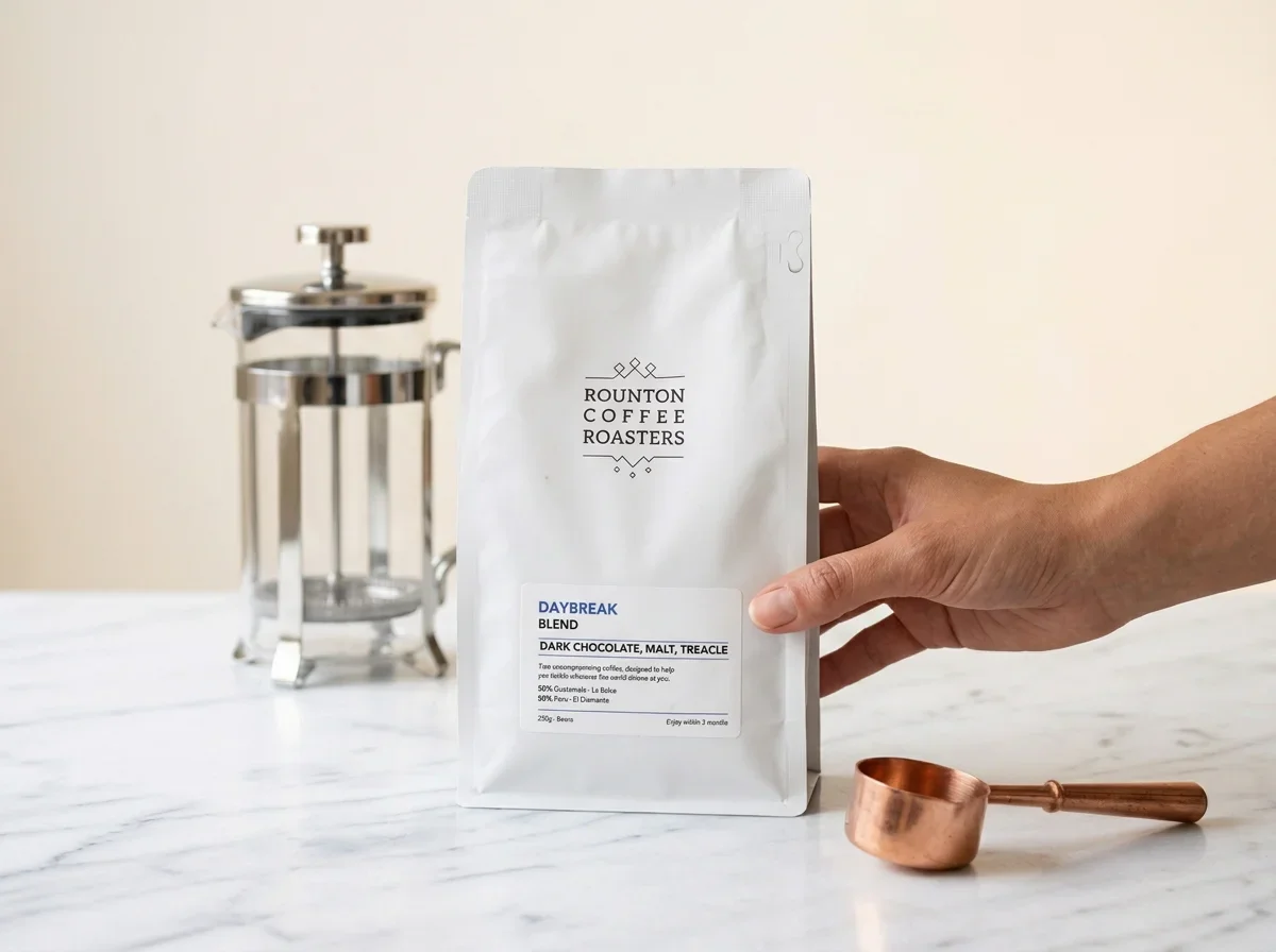 Rounton Coffee Roasters coffee beans packaging