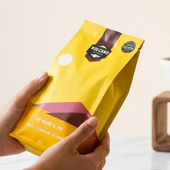 Volcano Coffee Works coffee beans packaging