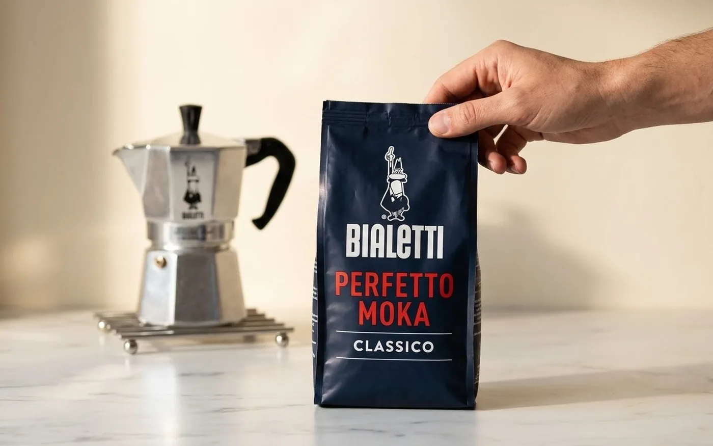Bialetti Perfetto Moka Classico coffee