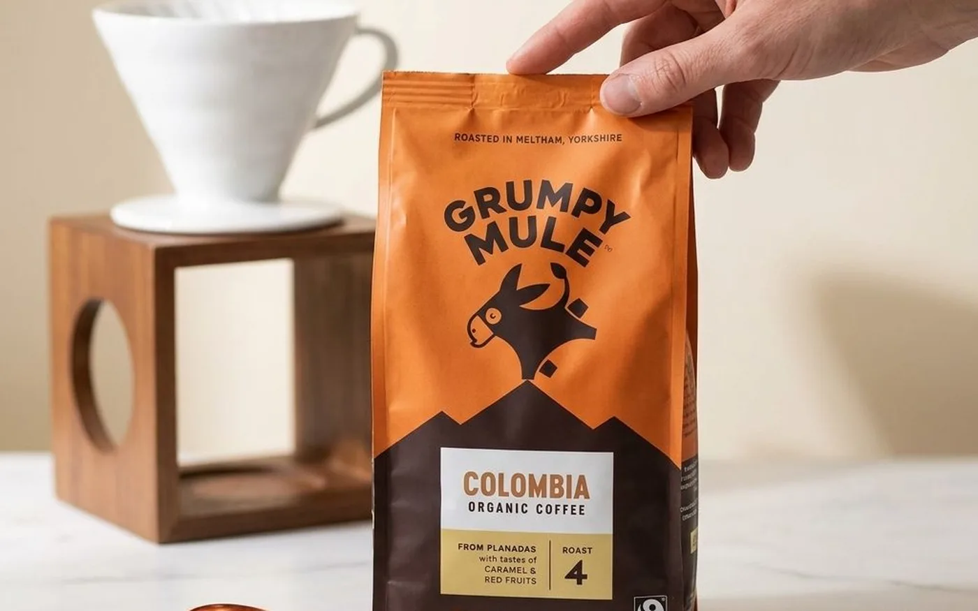 Grumpy Mule Colombia Cafe Equidad