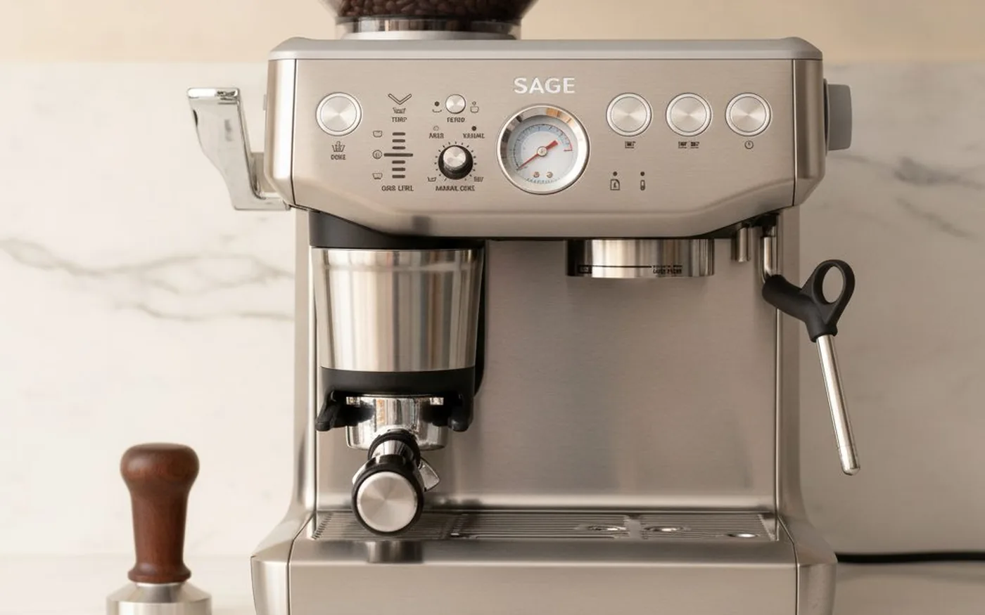 Sage Barista Express Impress with built-in grinder