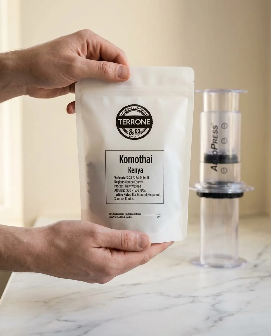 Terrone and Co coffee product, Italian-inspired London roastery