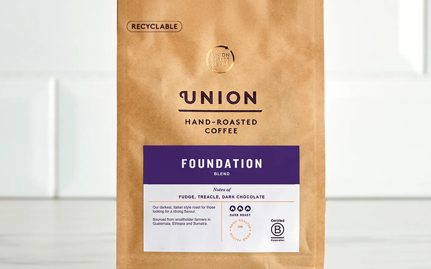 Union Hand-Roasted Foundation blend bag