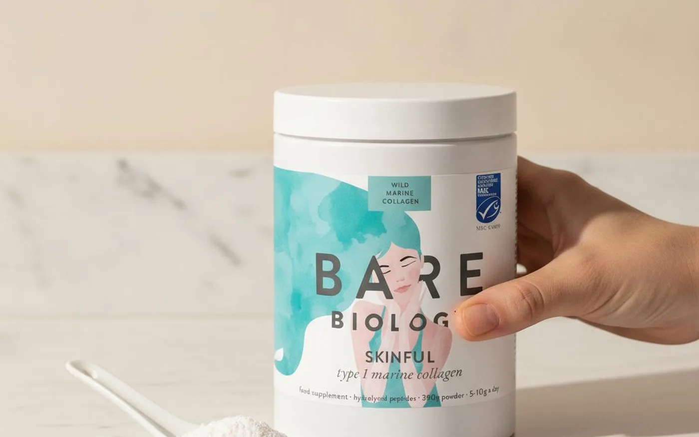 Bare Biology Skinful Pure Marine Collagen Powder