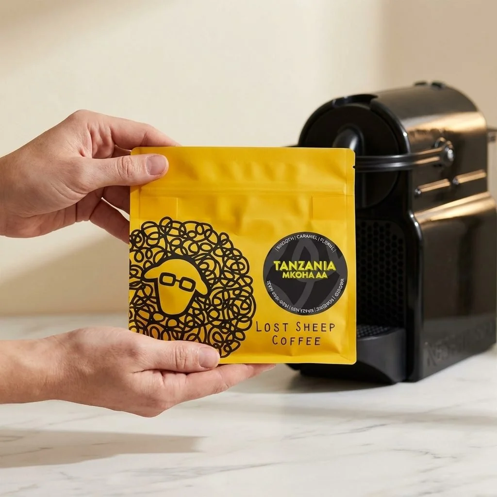 Lost Sheep Coffee compostable Nespresso-compatible pods - Smooth blend