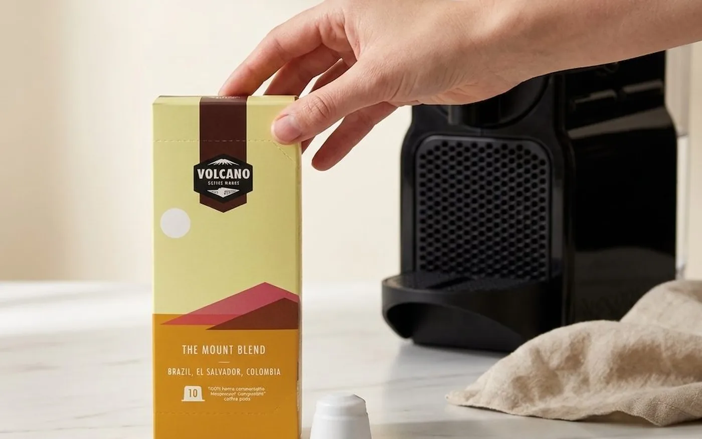 Volcano Coffee Works compostable pods