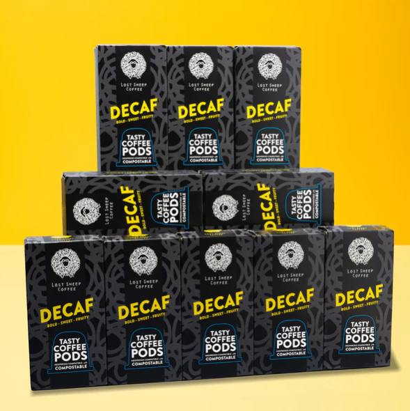 Lost Sheep Coffee decaf pod, organic Swiss Water Process decaf