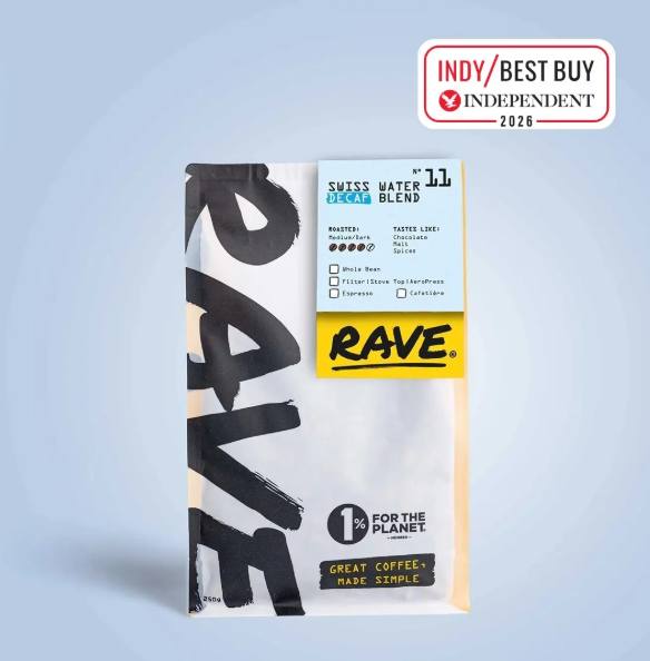Rave Coffee Swiss Water Decaf pod