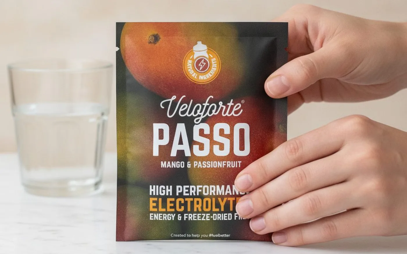 Veloforte Electrolyte Powder natural ingredients