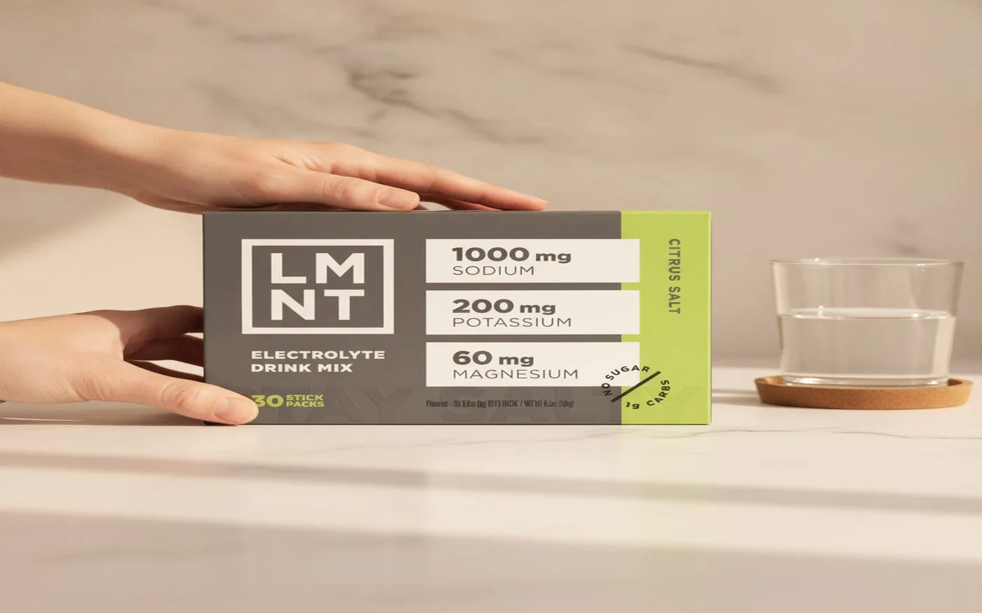 LMNT Raw electrolyte sachets