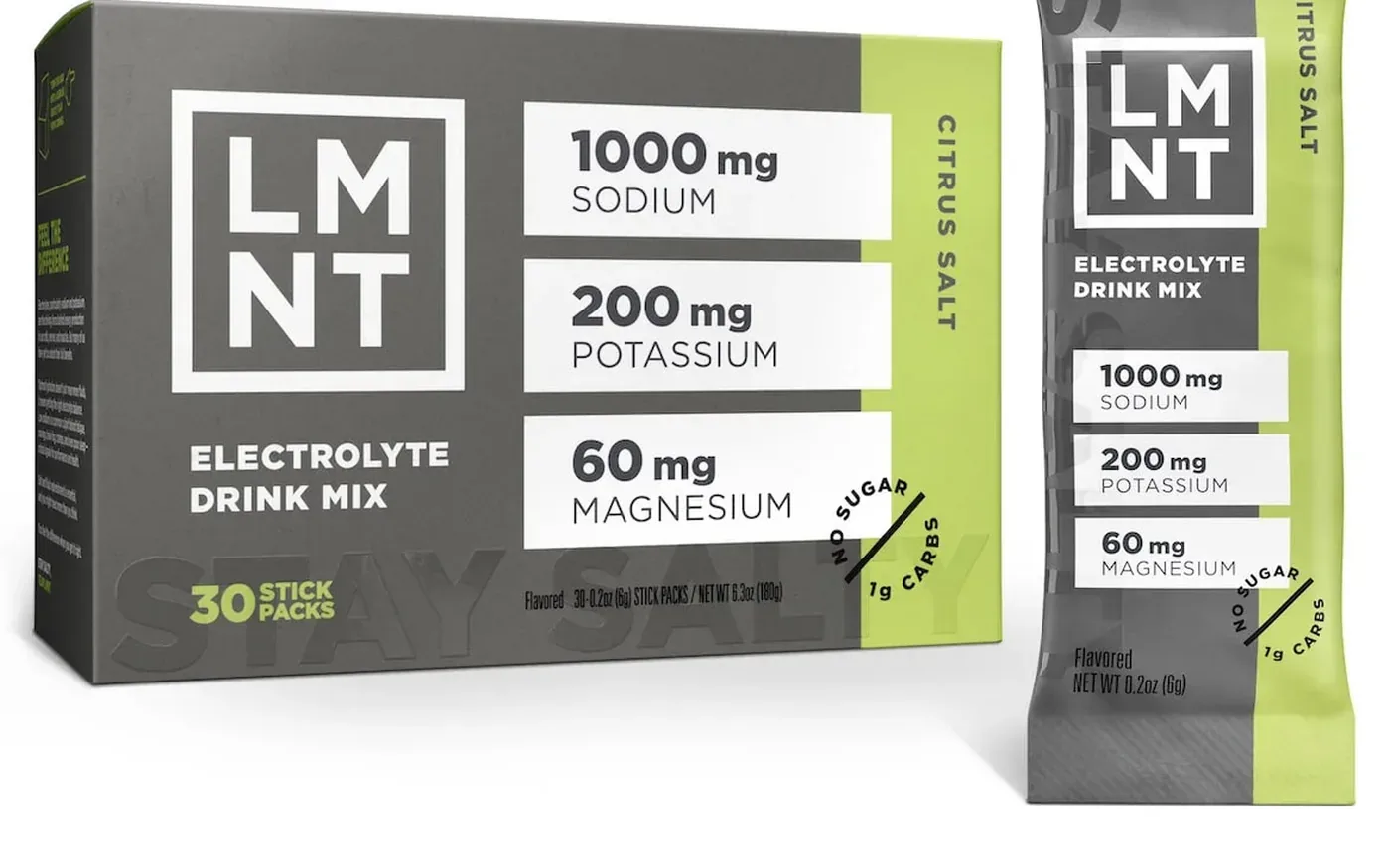 3. LMNT - Best Tested / Best for High Sweat - Electrolyte powder and water preparation for daily hydration