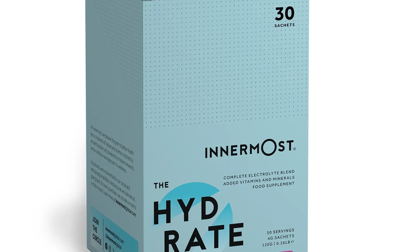 15. Innermost - Best Mineral Spread - Electrolyte powder and water preparation for daily hydration