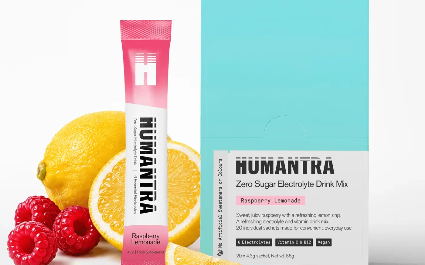 17. Humantra - Best Flavour Range, Longest Ingredient List - Electrolyte powder and water preparation for daily hydration