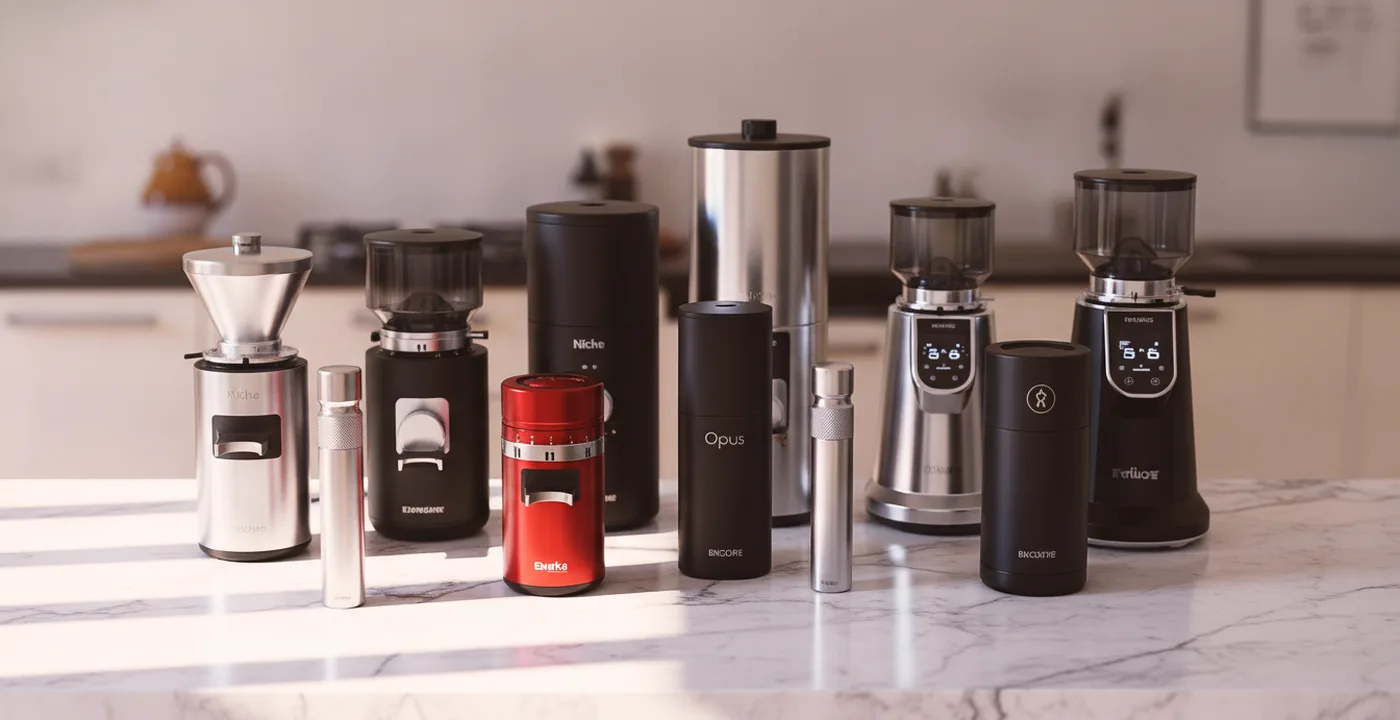 Best espresso grinders tested side by side in a home espresso setup