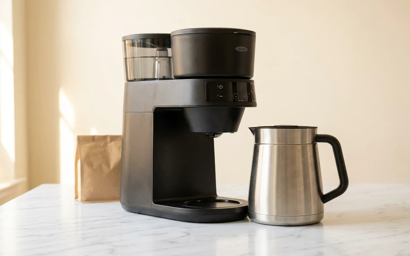 OXO Brew 9-Cup filter coffee machine - best mid-market thermal
