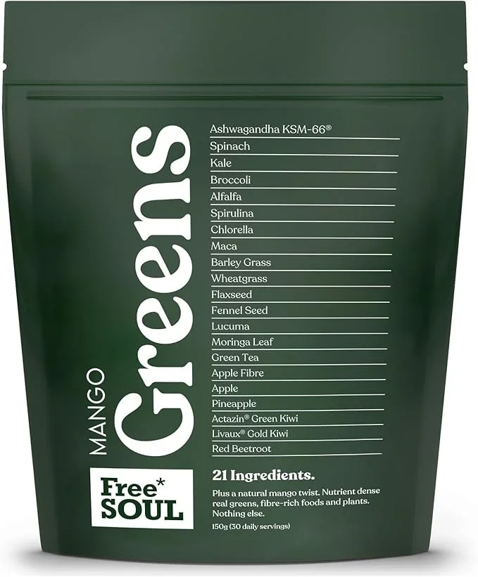 Free Soul Greens Powder greens powder product