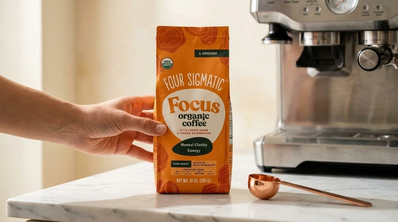Four Sigmatic mushroom coffee product