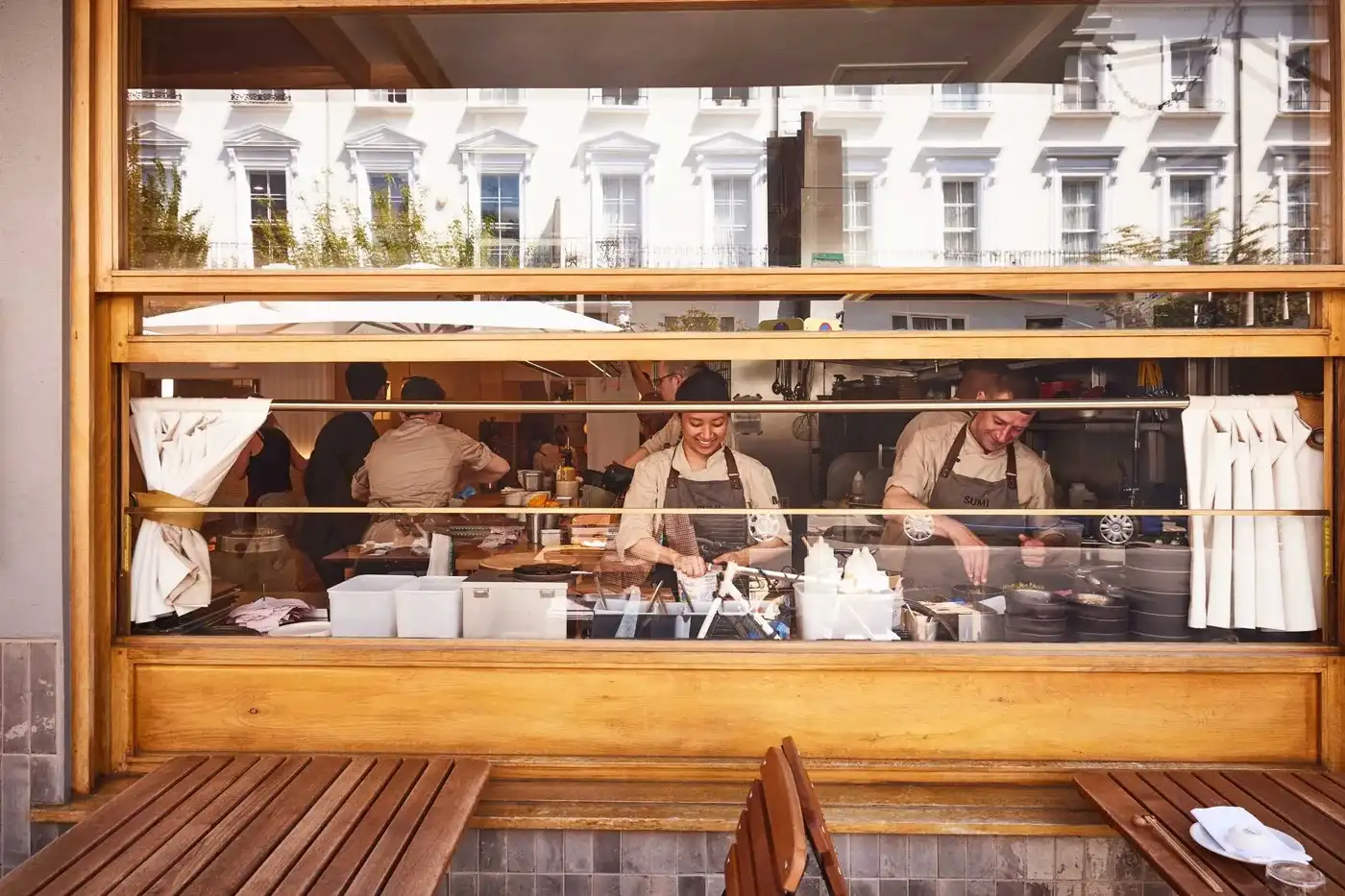 Sumi by Endo open kitchen, Notting Hill London