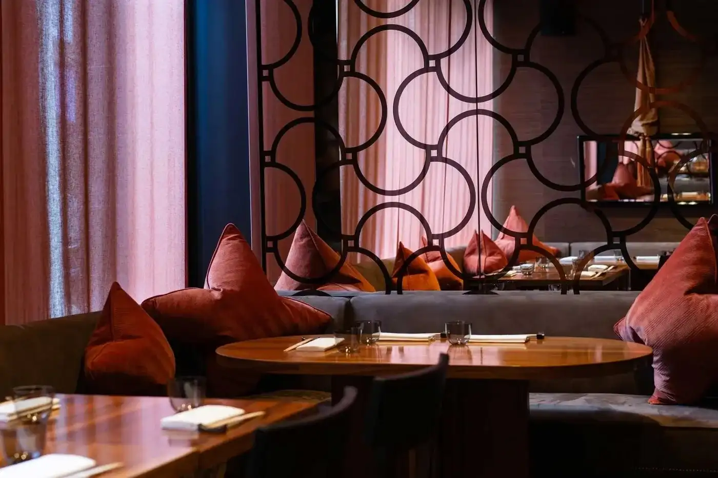 Umu restaurant dining room, Mayfair London