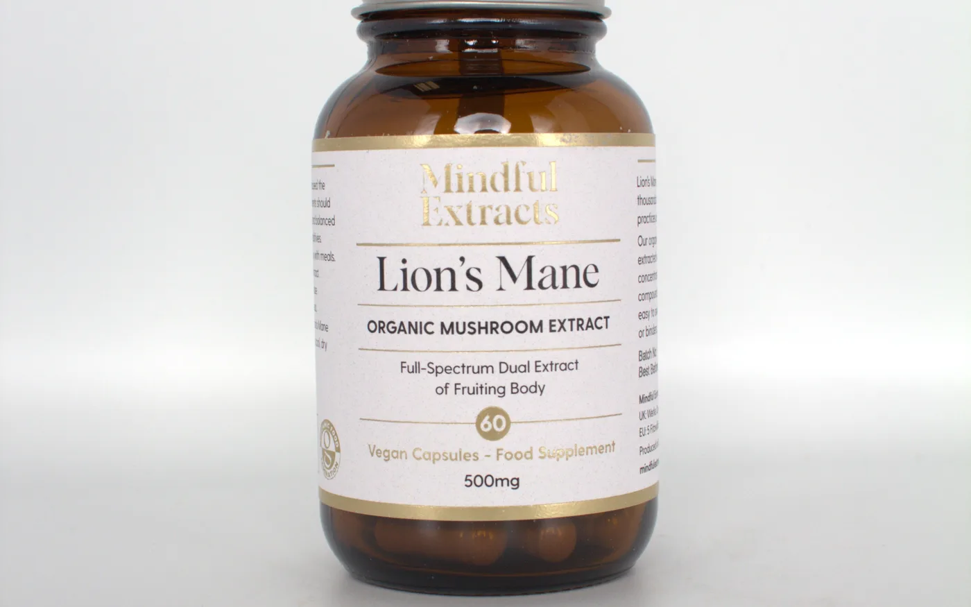 Mindful Extracts lion's mane capsules