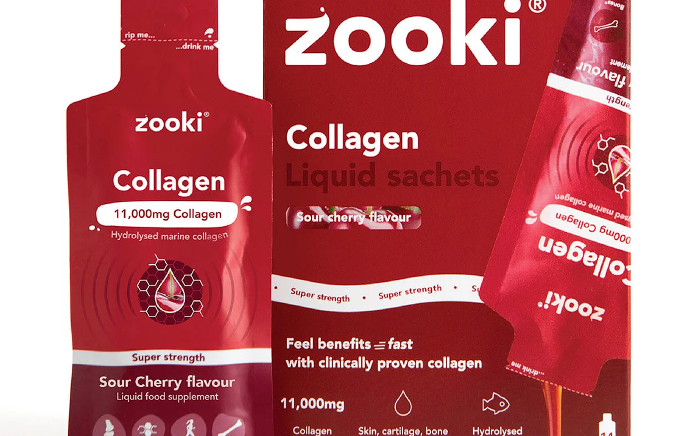 Zooki Super Strength Marine Collagen 11000mg sachet