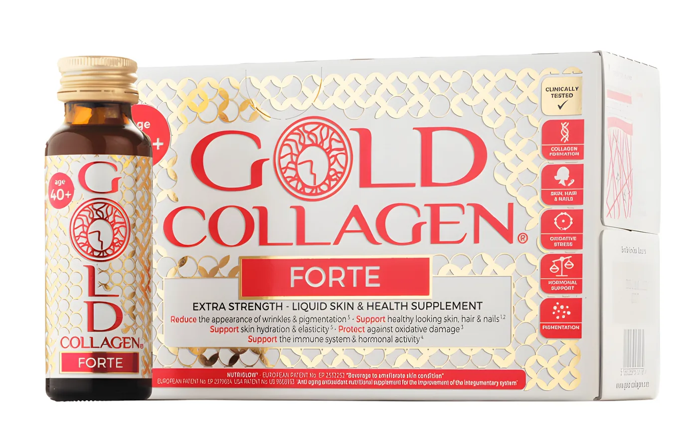 Gold Collagen Active liquid beauty supplement