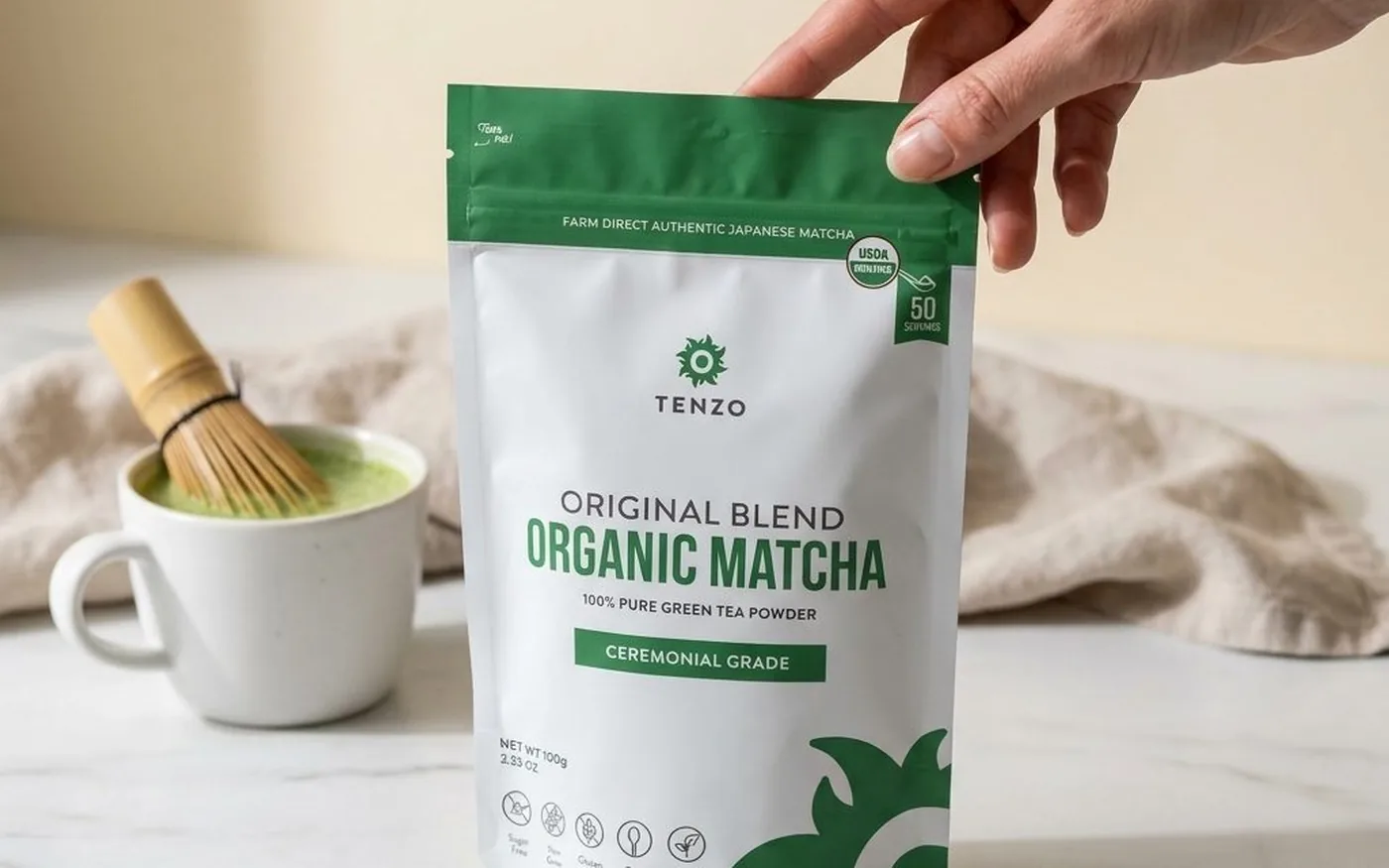 Tenzo Tea ceremonial matcha tin