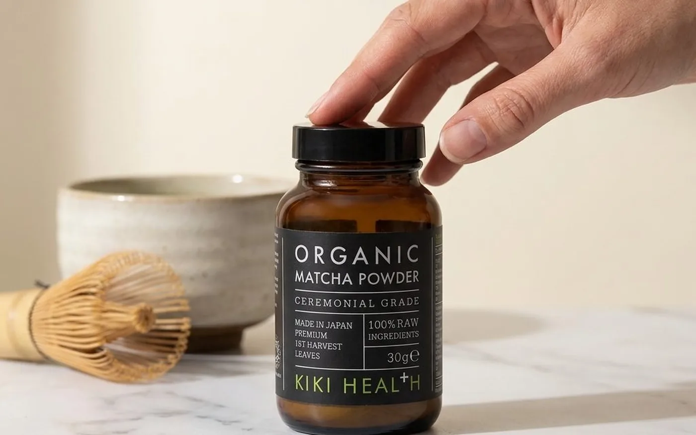 Kiki Health organic ceremonial matcha powder