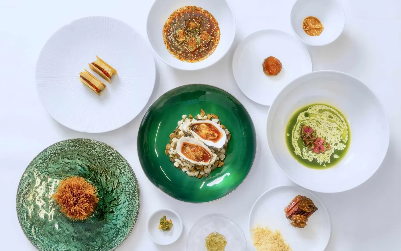 A. Wong tasting dishes spread, Victoria London