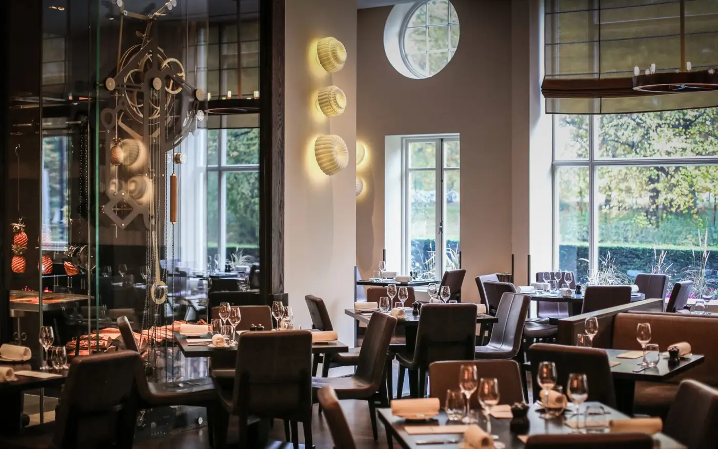 Dinner by Heston Blumenthal dining room, Knightsbridge London