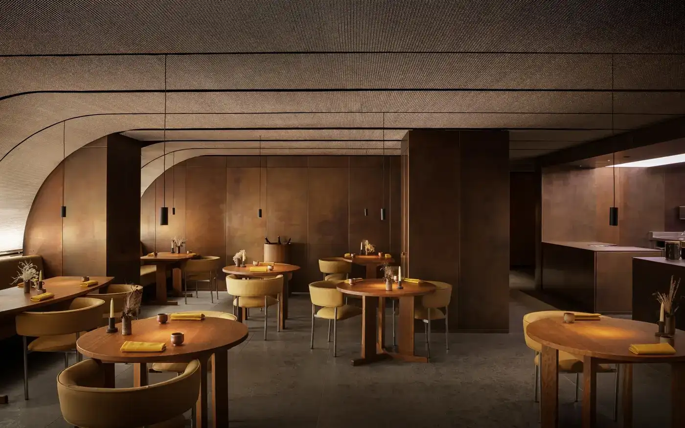 Ikoyi dining room, Westminster London