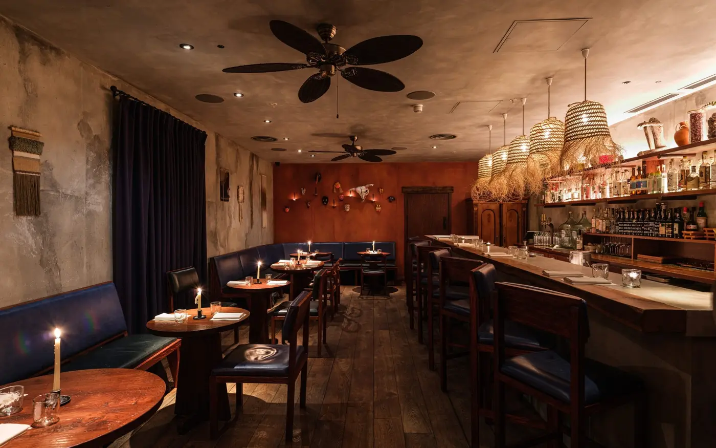 KOL Mezcaleria interior, Marylebone London