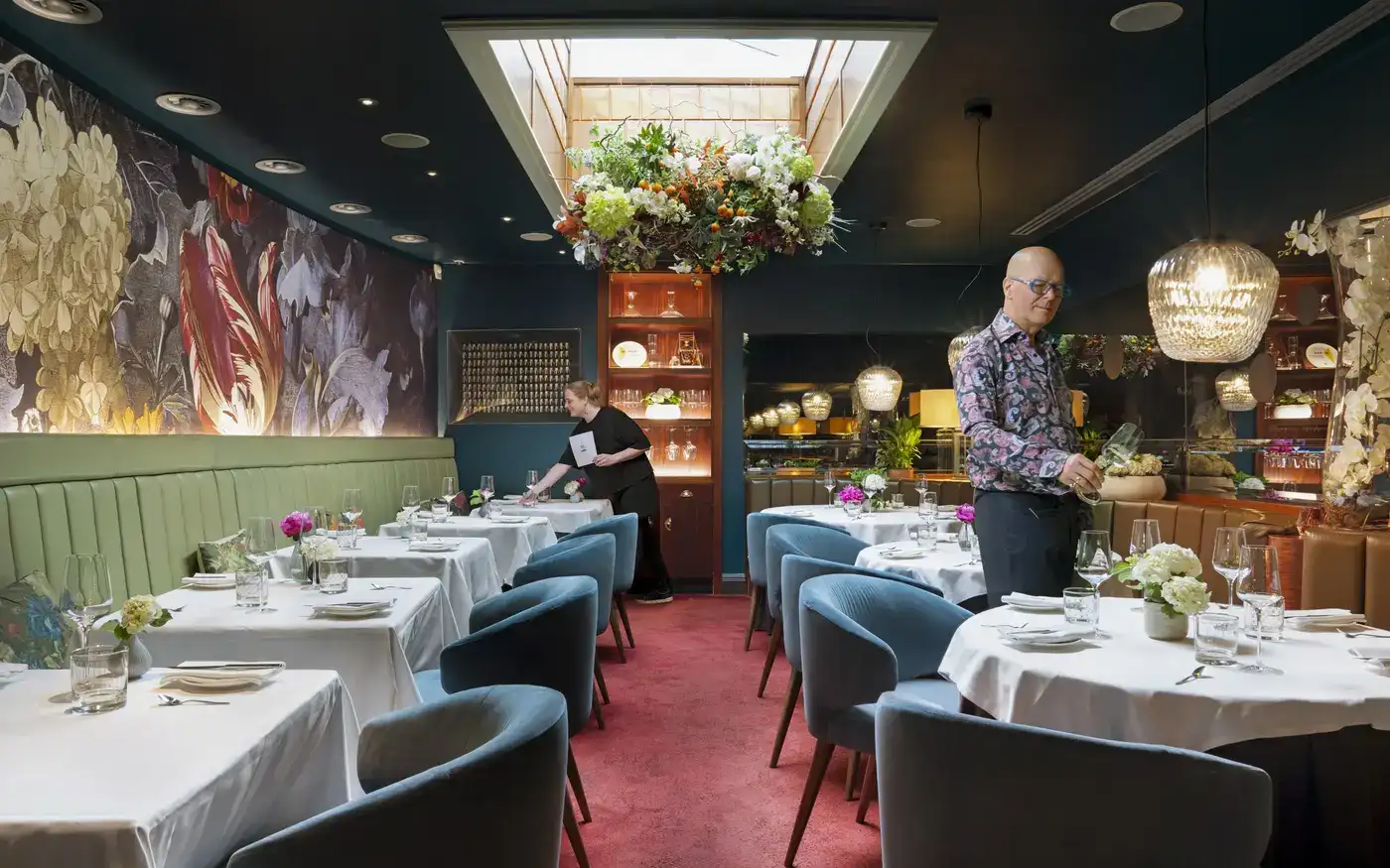 Pied a Terre dining room, Fitzrovia London