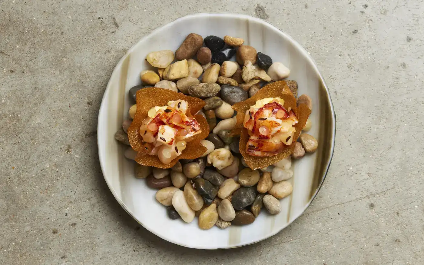 Restaurant Story seafood dish, Southwark London