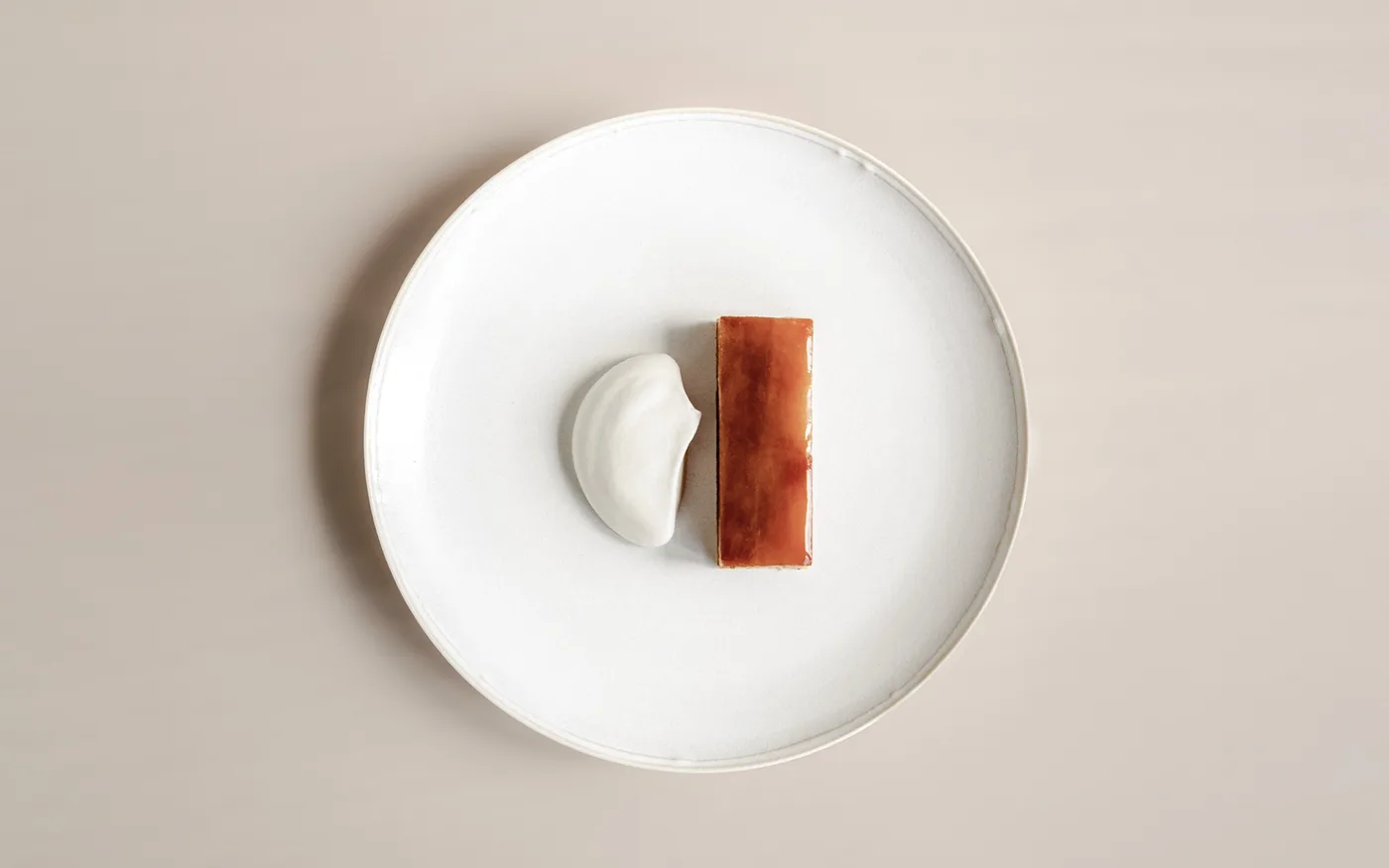 Sollip tarte tatin dessert, Southwark London
