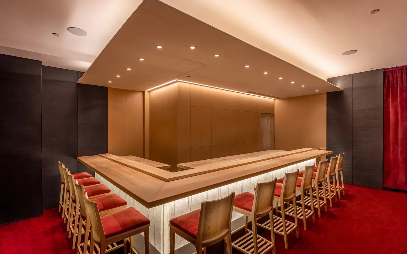 The Araki sushi counter room, Mayfair London