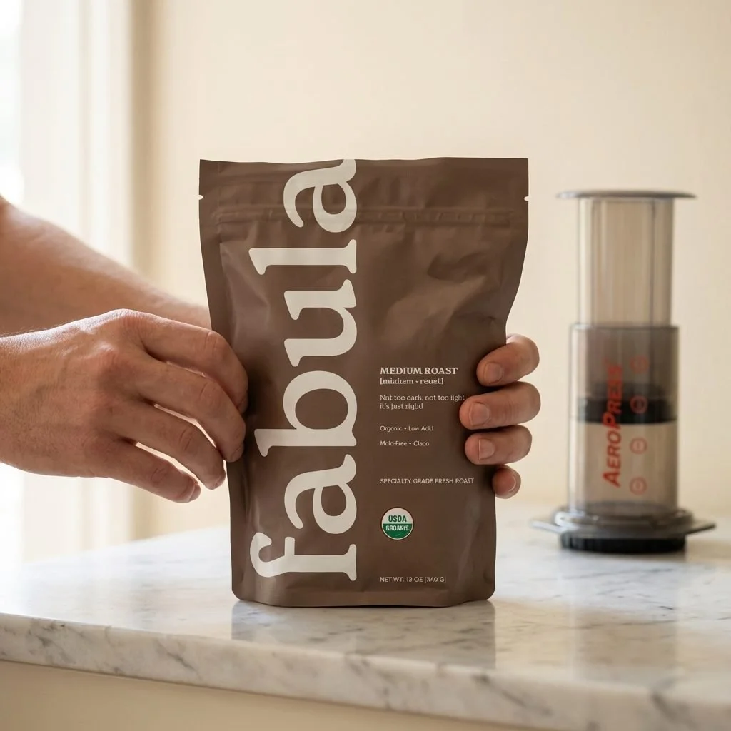 Fabula Coffee product bag - single origin mycotoxin-free