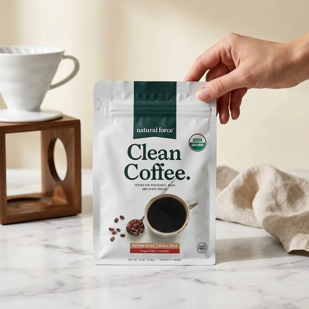 Natural Force Clean Coffee product bag