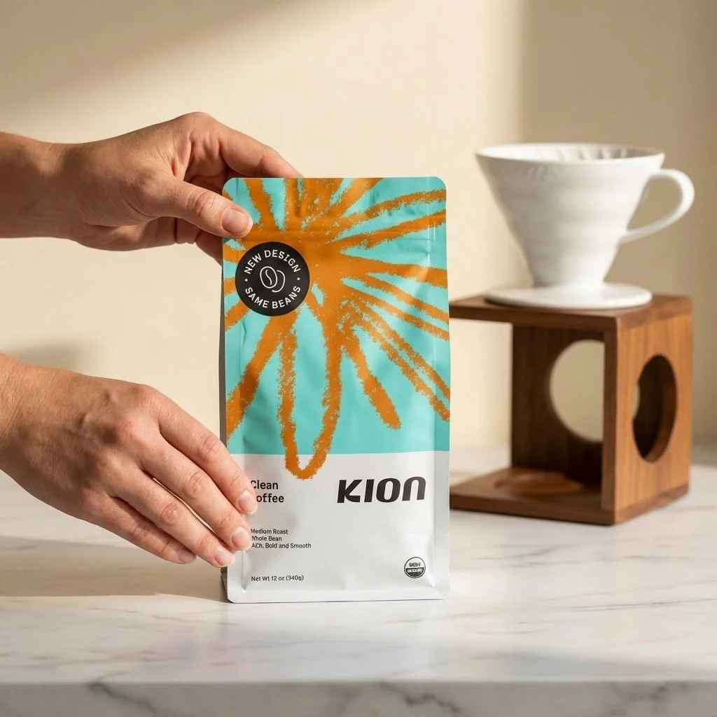 Kion Coffee product bag - biohacking community favourite