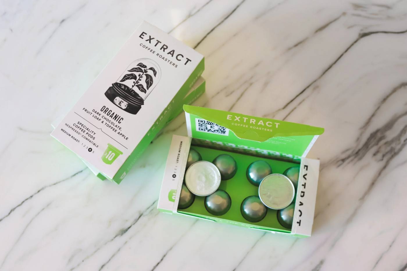 Extract Coffee Nespresso pods