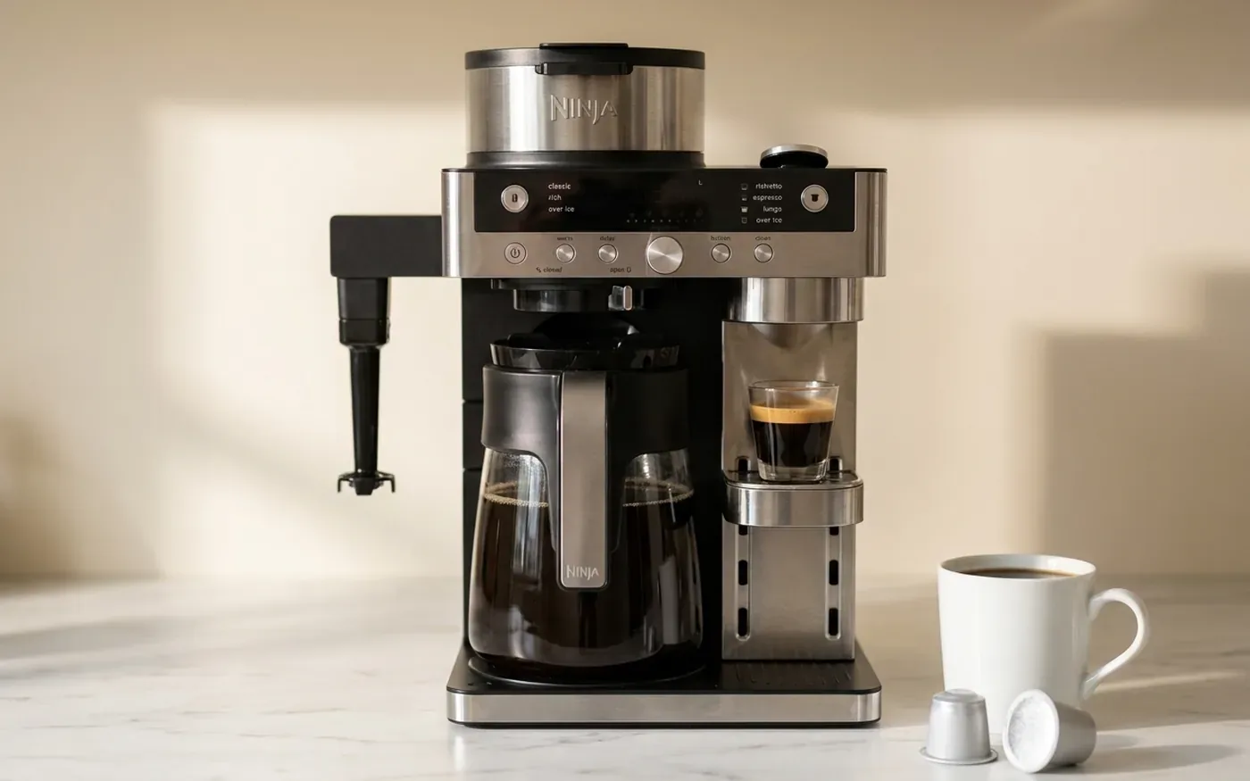 Ninja Prestige DualBrew System pod and filter coffee machine