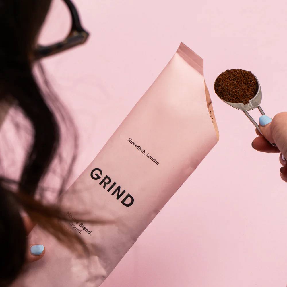 Grind Coffee beans packaging