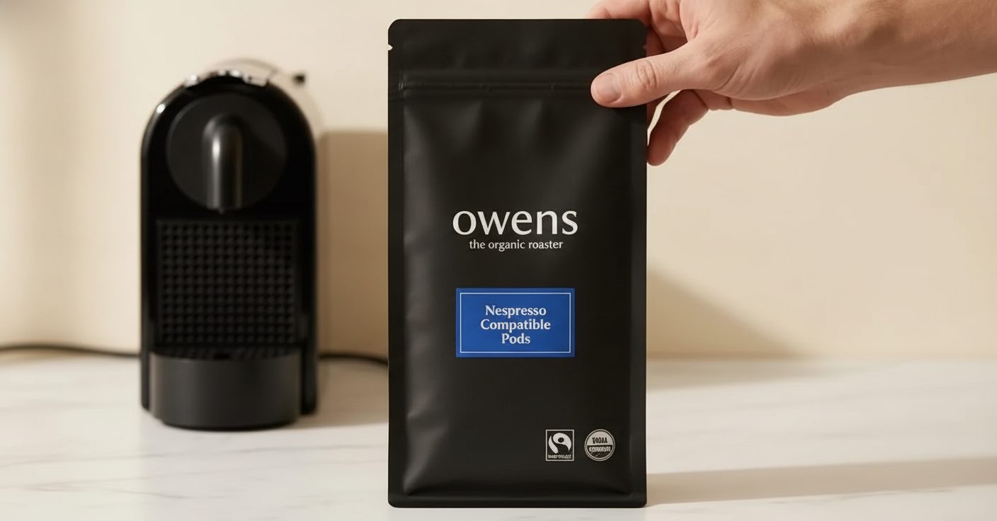 Owens Coffee organic Nespresso compatible pods