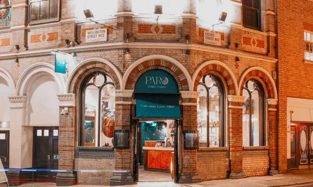 Paro modern Indian restaurant at the Lyceum Theatre, Covent Garden