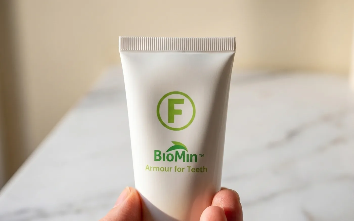 BioMin F toothpaste tube