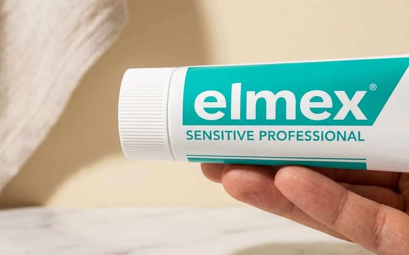 Elmex Sensitive Professional toothpaste tube