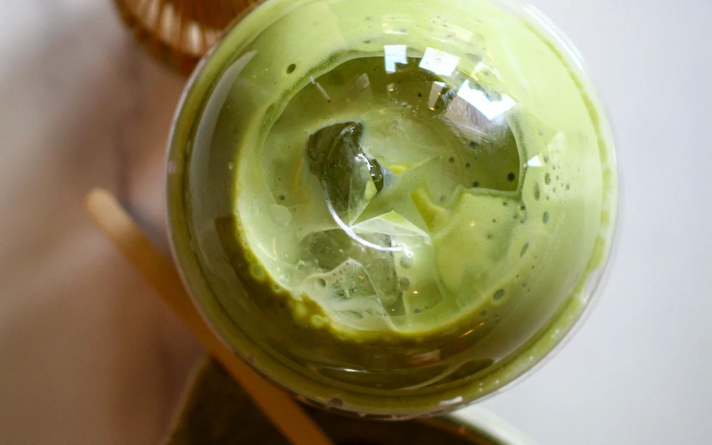 Traditional matcha preparation